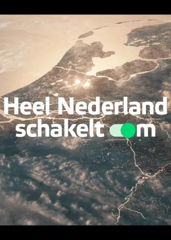 Campaign visual promoting Eneco's limitless renewable energy.